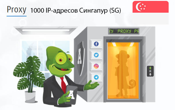 Стоимость 1000 пакетных прокси Сингапур (SG)
