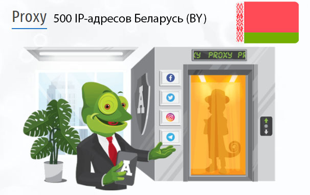 Стоимость 500 пакетных прокси Беларусь (BY)
