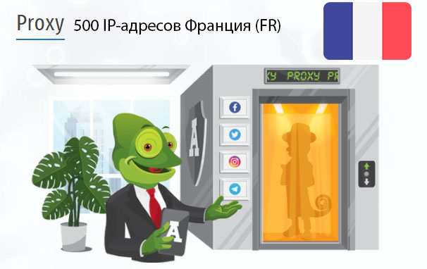 Стоимость 500 пакетных прокси Франция (FR)